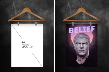 A4 Poster Mock Up Vol 02