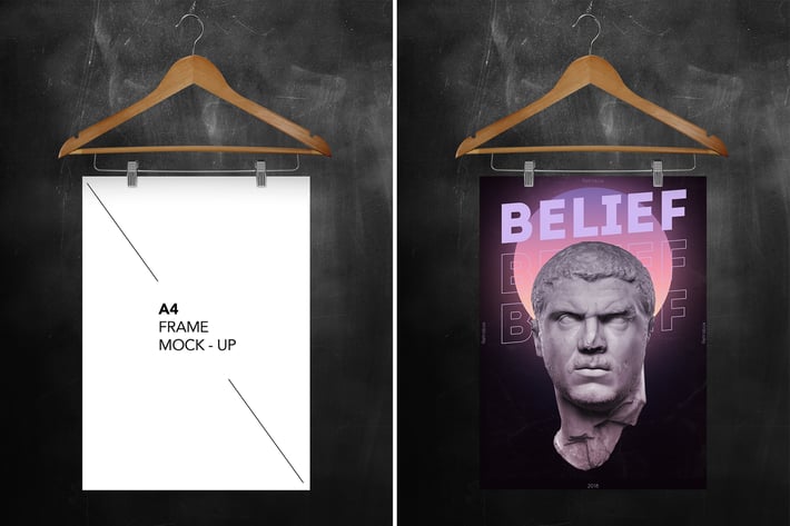 A4 Poster Mock Up Vol 02