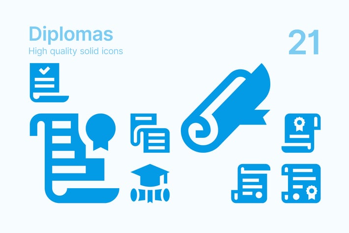 Diploma Icons