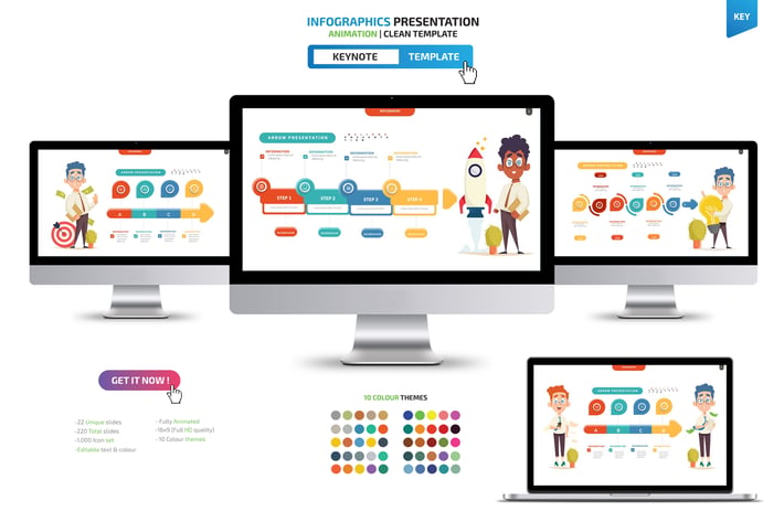 Infographics Keynote Presentation Templates