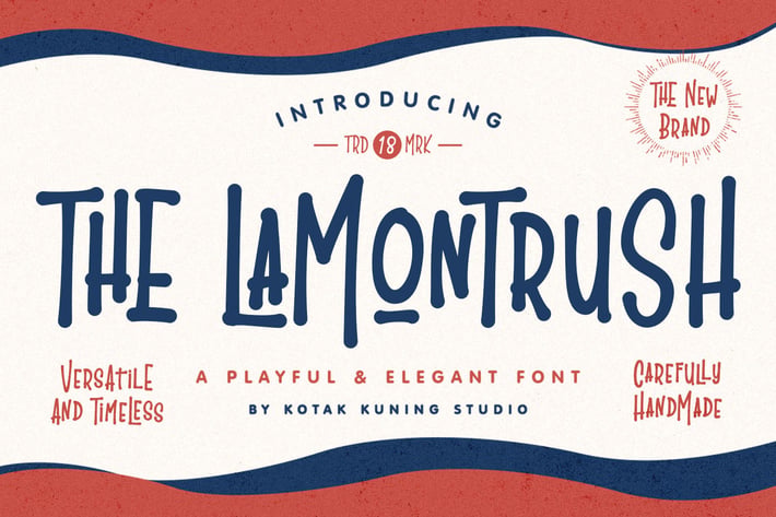 The Lamontrush Vintage Font