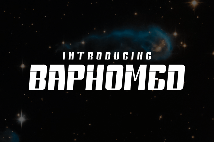 Baphomed - Tech & Future Font