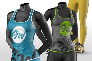 Tank Top Mannequin Mockup