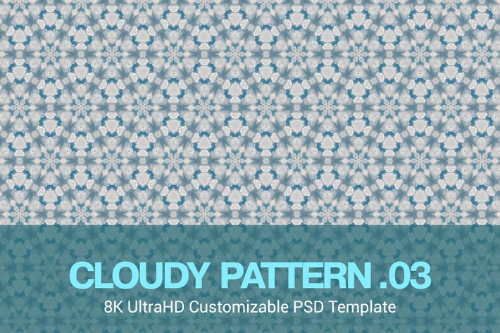 8K UltraHD Seamless Cloudy Pattern Background