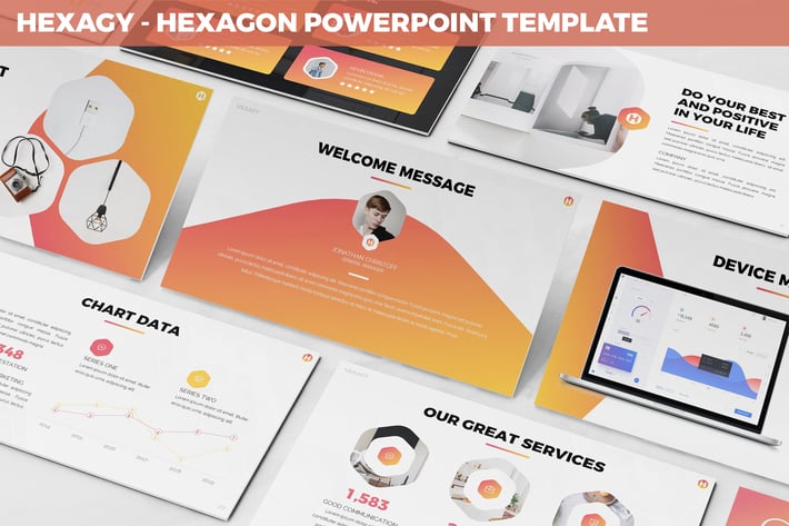 Hexagy - Hexagon Style Powerpoint Template