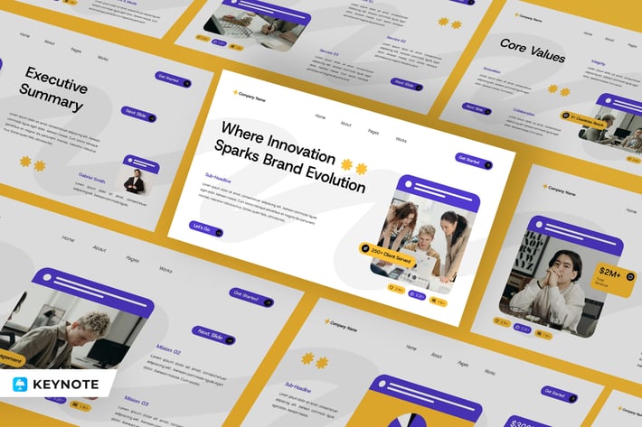Yellow Purple Creative Agency 003