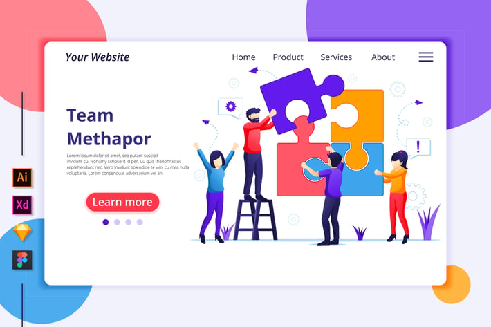 Team Work Illustration