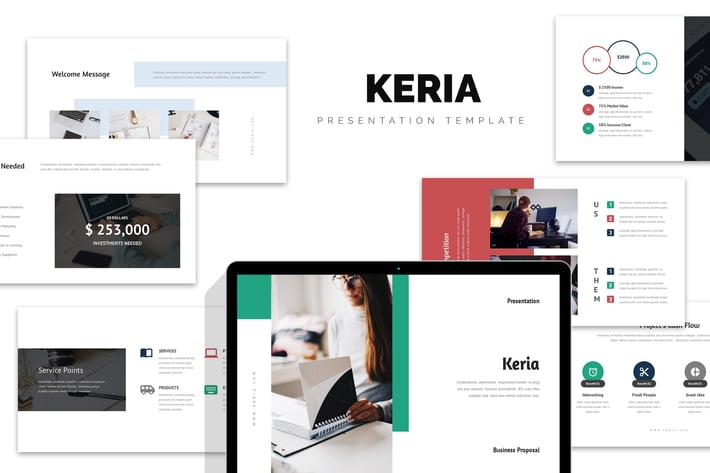 Keria : Business Plan Keynote Template