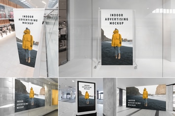 Indoor Advertising Mockups Vol. 1