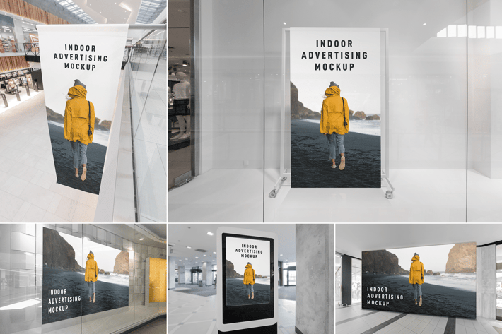 Indoor Advertising Mockups Vol. 1