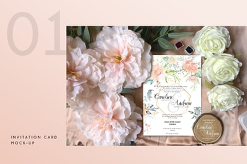 Invitation Card Mock-up 