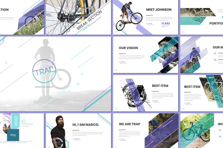 Trap - Cycling Keynote Template