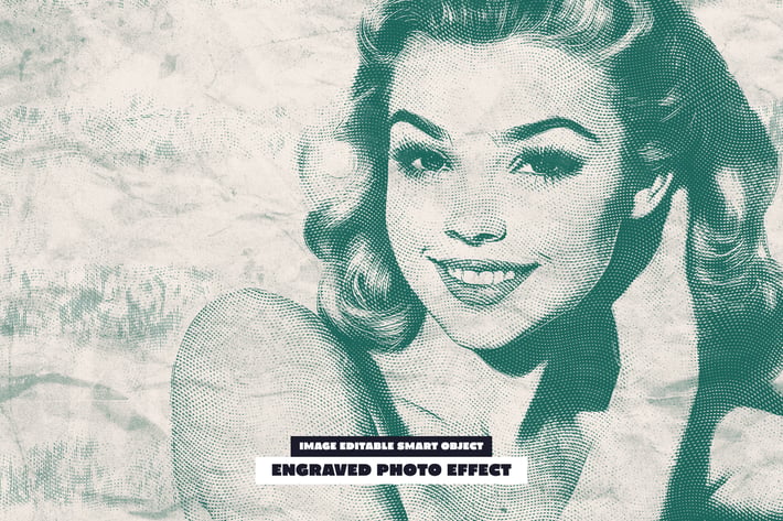 Engraved Photo Effect