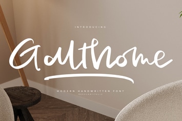 Galthome Modern Handwritten Font