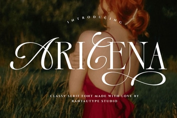 Aricena Elegant Serif Font
