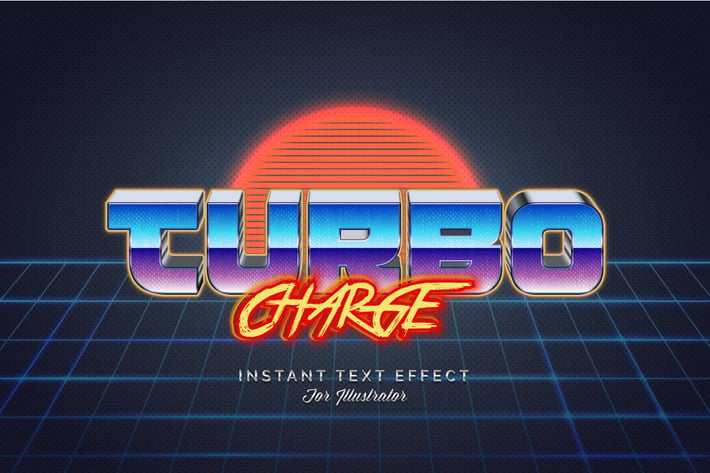 80s Retro Illustrator Styles Vol.2