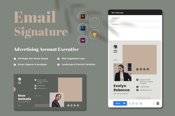Account Executive Email Signature