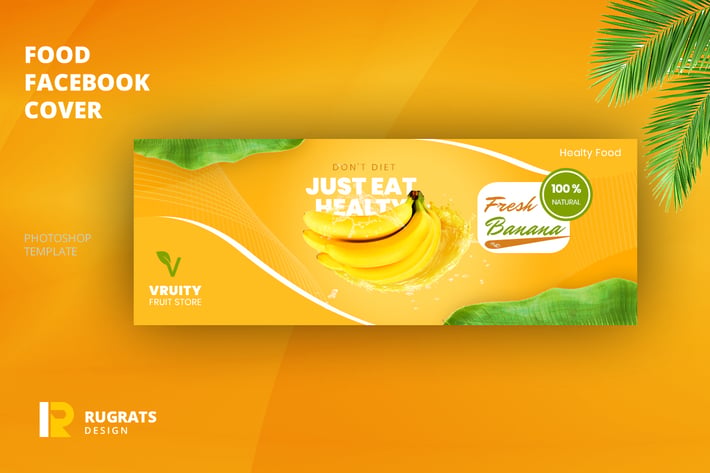 Fruit R1 Store Facebook Cover Template