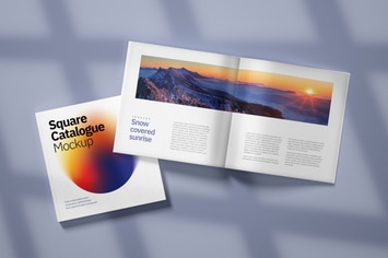 Square Catalogue Mockup
