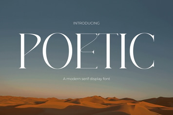 Poetic - Elegance Modern Serif Font