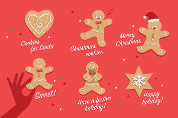 Christmas Cookie Badges