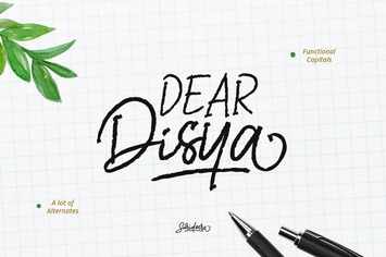 Dear Disya - Handwritten Script