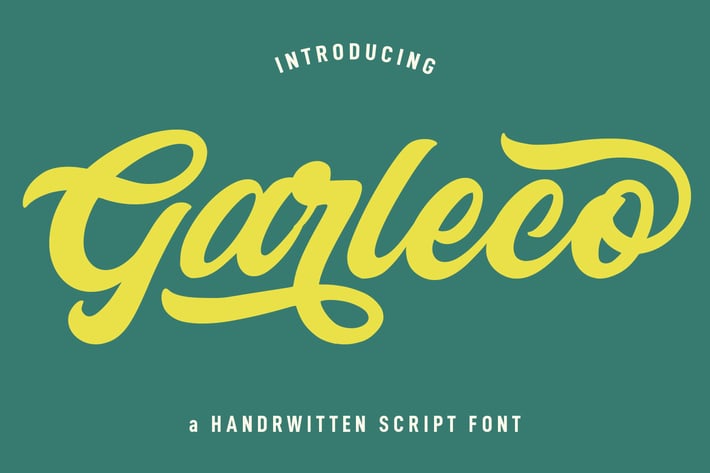 Garleco Retro Script Font