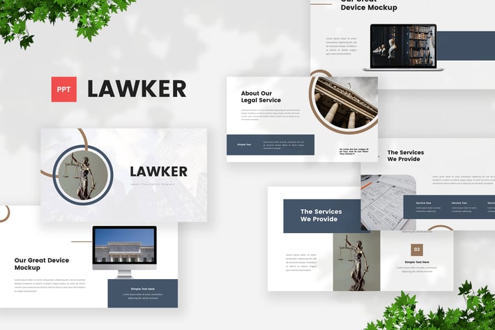 Lawyer Powerpoint Template