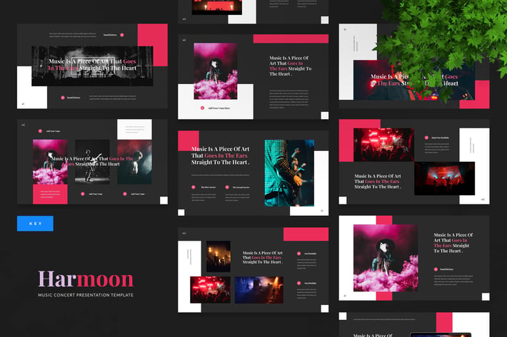 Harmoon - Music Concert Keynote Template