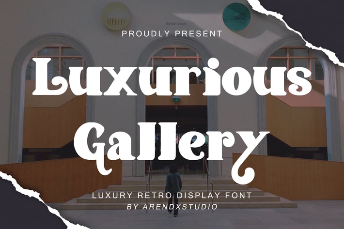 Luxurious Gallery - Luxury Retro Display Font