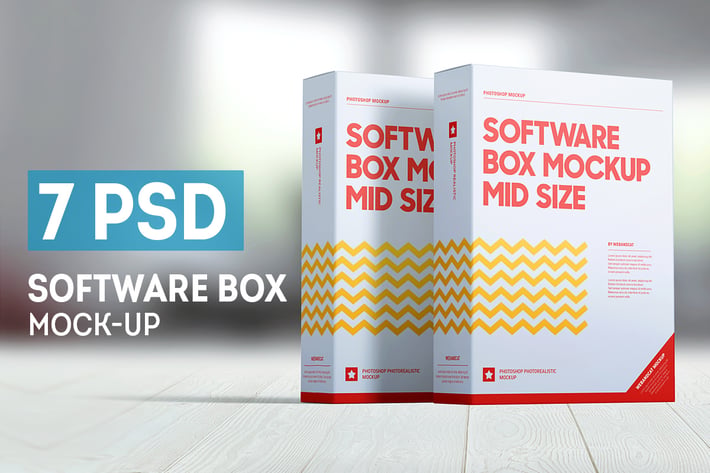 Software Box Mock-up