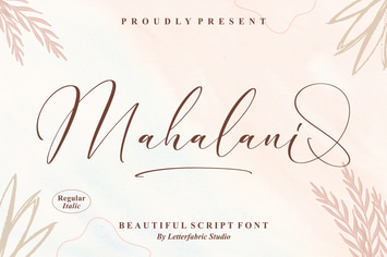Mahalani Beautiful Script Font