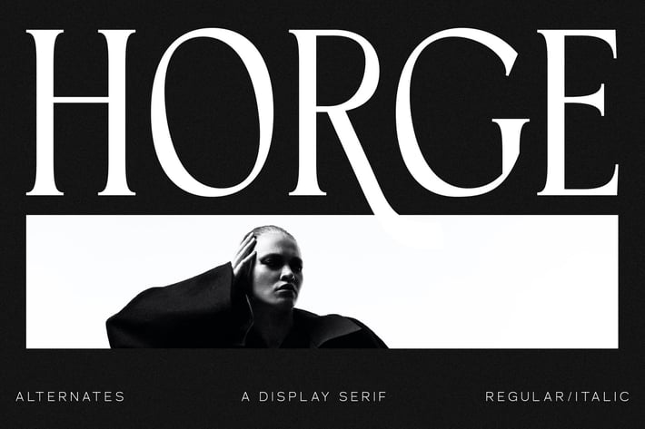 Horge A Display Serif Font 