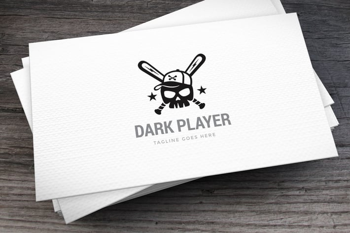 Dark Player Logo Template