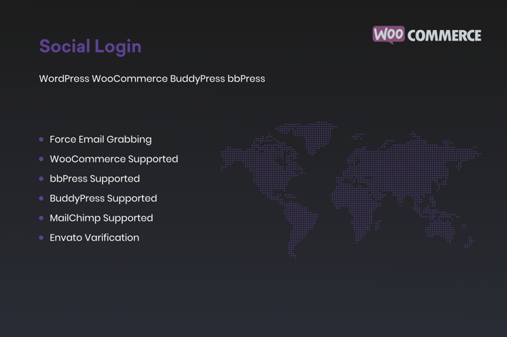 Social Login for WordPress WooCommerce BuddyPress 