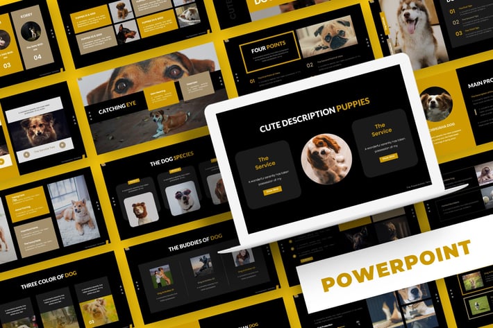Dog Wink - Powerpoint Template
