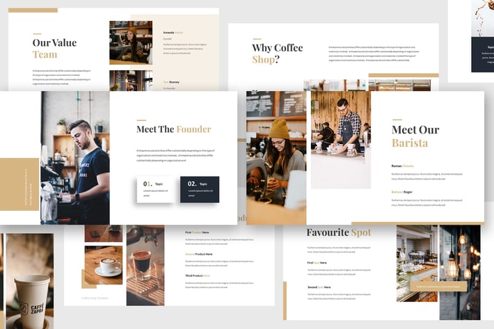 Coffee Shop Powerpoint Template