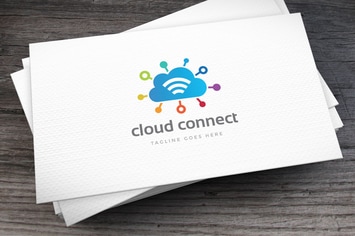 Connect Cloud Logo Template