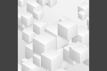 Abstract tech geometric 3d background