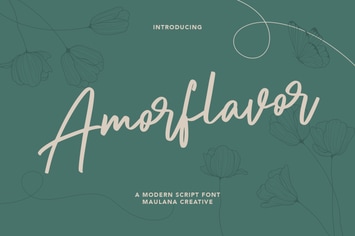 Amorflavor Script Font