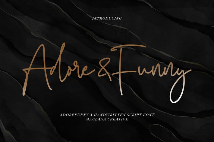 Adorefunny Handwritten Script Font