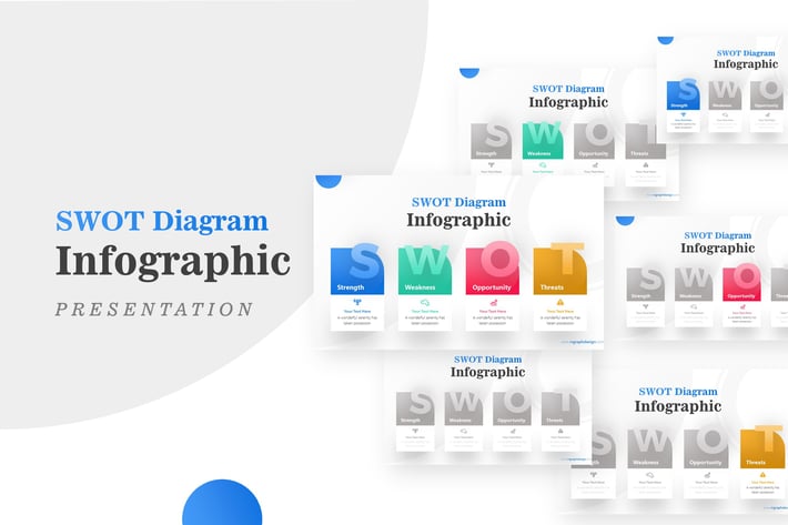 Colorful SWOT Analysis Infographic Presentation
