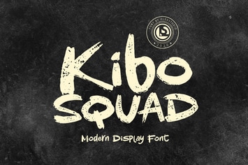 KIBO Squad - Display Font