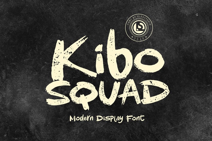 KIBO Squad - Display Font