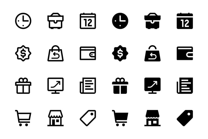 66 Finance, Business and Marketing icons