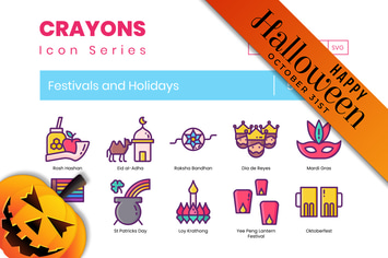 Halloween and Holidays Icons