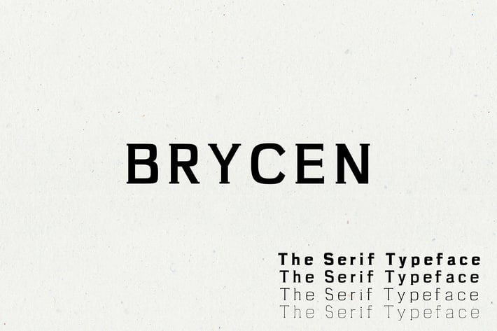 Brycen Serif Font Family