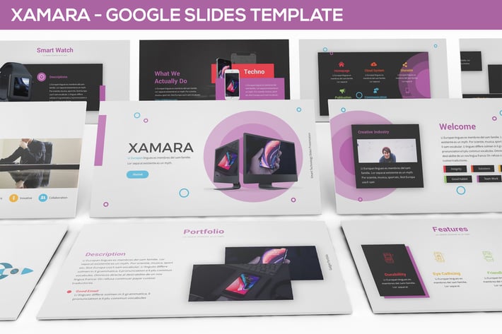 XAMARA - Technology Google Slides Template