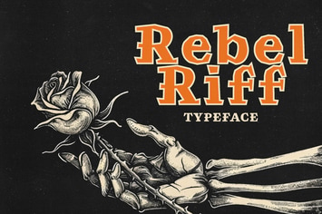 Rebel Riff - Edgy Typeface