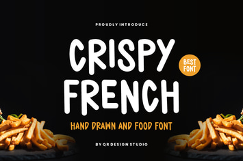 Crispy French - Hand Drawn & Food Font